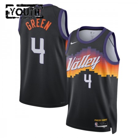 Dres Phoenix Suns Jalen Green Nike 2025-26 City Edition Crno Swingman - Dječji